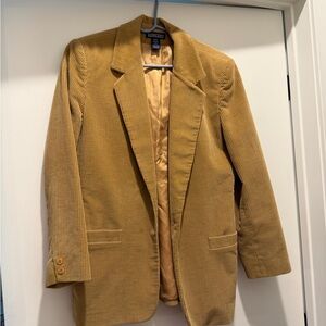 Lands' End Camel Corduroy Jacket